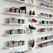 Shelf supports for wooden shelves