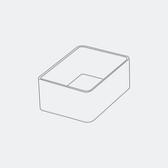 Miro® Glasschale hoch